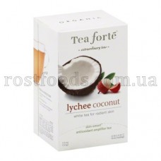 Tea Forte Organic Lychee Coconu 16 еко-пакетів