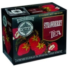 Чай Mlesna Млешня Полуниця чорний 50 пакетів