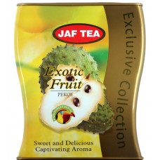 Чай Джаф Екзотичні фрукти чорний 250г жерсть банку