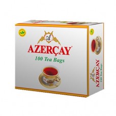 Чай Азерчай чорний із бергамотом 100 пакетів
