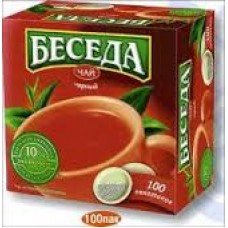 Чай Бесіда чорний 100 пакет