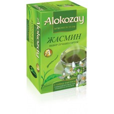 Чай Алокозай зелений цейлонський з ароматом жасмину 25 фільтр пакет в/к