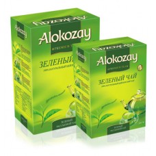 Чай Алокозай зелений цейлонський листовий 180г