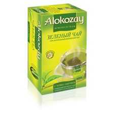 Чай Алокозай зелений цейлонський 25 фільтр пакет