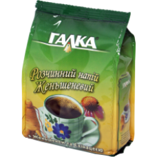 Кавовий напій Галка Женьшень 100г пакет