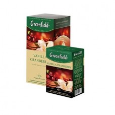 Чай Greenfield Грінфілд Vanilla Cranberry Ваніль Журавлина 25 сашетів