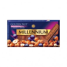 Шоколад Міленіум Голд горіх ізюм молочний 100г