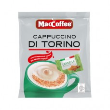 Кава MacCoffee Маккофе розчинна Cappuccino di Torino Кориця 3в1 20 пакетів