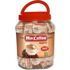Кава MacCoffee Маккофе розчинна 3в1 50 пакет у пластиковій банці