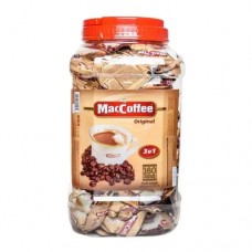 Кава MacCoffee Маккофе розчинна 3в1 160 пакет у пластиковій банці