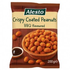 Горіхи Алесто арахіс в оболонці зі смаком барбекю Alesto Crispy Coated Peanuts BBQ flavoured 200г