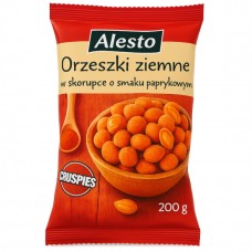 Горіхи|Alesto Orzeszki Ziemne skoruce o smaku paprykowym Алесто Арахіс у шкаралупі зі смаком паприки