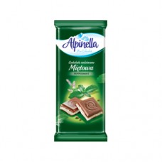 Шоколад Alpinella молочний Ментол 90г