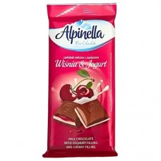 Шоколад Альпінелла Вишня та Йогурт Alpinella Wisnia s Jogurt 100г