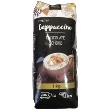 Кава Бардолліні Капучино Шоколадна Bardollini Cappuccina Chocolate 1кг розчинна м'яка упаковка