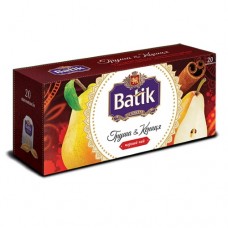 Чай Batik Батік чорний груша кориця 20+5 пакетів