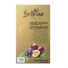Чай Bellivue чорний Чорниця Маракуя 100г