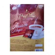 Чай Lord Byron Лорд Байрон чорний Асам 100 пакетів