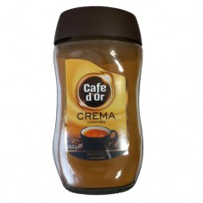 Кава Кафе ДОР Крема CAFE D&OR Crema 160г розчинна скляна банка