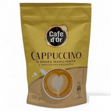Кава Кафе ДОР Капучіно зі смаком Ванілі CAFE D'OR Cappuccino o smaky Waniliowym 130г в м'якій упаковці