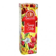 Чай Chelton Челтон Сонячний тюльпан чорний 80г жерсть банку