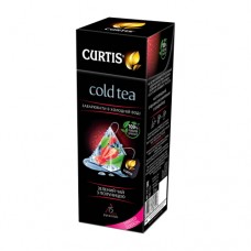 Чай Curtis Кертіс Колд Ті з Полуницею зелений 15 пірамідок