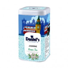 Чай Daniels Деніелс зелений Жасмин 100г жерсть банку