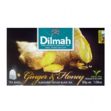 Чай Dilmah Ділмах чорний Імбир Мед 20 пакетів