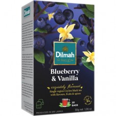 Чай Ділмах Чорниця та ваніль Dilmah Blueberry & Vanilla 20 пак. по 1.5г