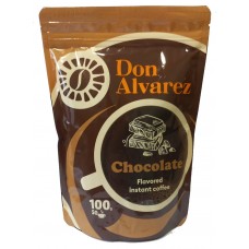 Кава Don Alvarez Дон Альварес розчинна Шоколад 100г пакет Дой-пак