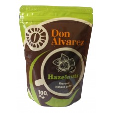 Кава Don Alvarez Дон Альварес розчинна Фундук 100г пакет Дой-пак