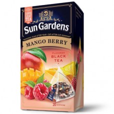 Чай Sun Gardens Mango Berry Сан Гарденс Ягоди манго 20 чорний пірамідок