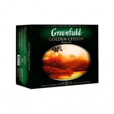 Чай Greenfield Грінфілд Golden Ceylon Золотий цейлон 50 сашетів