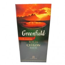 Чай Greenfield Rich ceylon Грінфілд Багатий Цейлон 28 пакетів