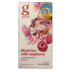 Чай Gtea! Witn Raspberry Джтеа Зі смаком Малини чорний чай 25 пакетів