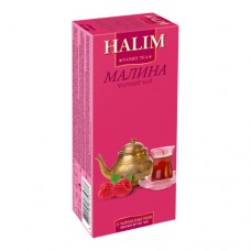 Чай Halim Халім чорний Малина карамель 25 пакетів