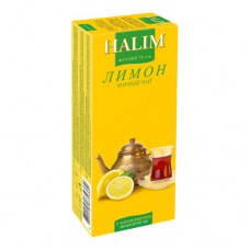 Чай Halim Халім чорний Лимон 25 пакетів
