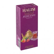 Чай Halim Халім чорний Лісові ягоди 25 пакетів