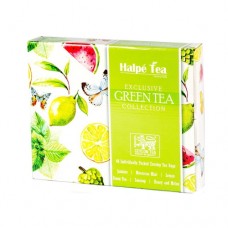 Чай Halpe Халпе зелений Асорті подарунковий 6 смаків по 8 пакетів