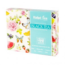 Чай Halpe Халпе чорний Асорті подарунковий 6 смаків по 8 пакетів