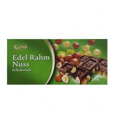 Шоколад Карина Karina Edel Rrahm Nuss молочний 200г