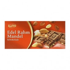 Шоколад Карина Karina Edel Rrahm Mandel молочний 200г