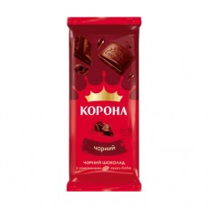 Шоколад Корона чорний 85г