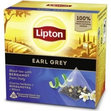 Чай Lipton Earl Grey Ліптон Ерл грей 20 пакетів перемідок