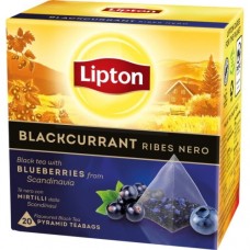 Чай Lipton Blackcurrant Липтон Чорна Смородина 20 пакетів перемідок