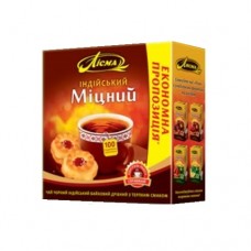 Чай Лисма чорний Міцний 100 пакетів