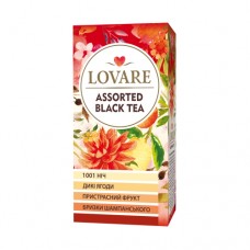 Чай Ловаре LOVARE Асорті чорний 24 пакет