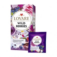 Чай Ловаре LOVARE чорний Wild Berry 24 пакет