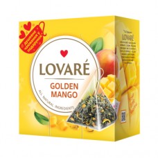 Чай Ловаре LOVARE у пірамідках Golden Mango 15шт