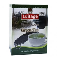 Чай Луїтаж Зелений порох Luitage Gun Powder 200г зелений